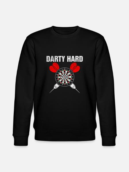 Darts pub dartboard dart - Stanley/Stella CHANGER Unisex Organic Sweatshirt - black