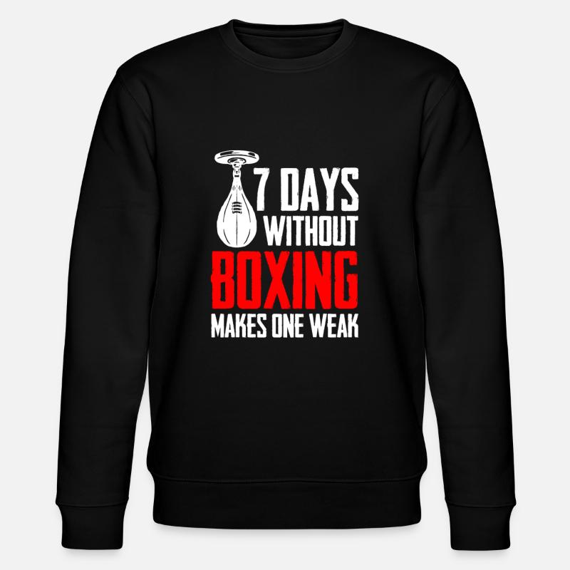 Boxe Boxer Boxer - Sweat bio CHANGER Stanley/Stella Unisexe - noir