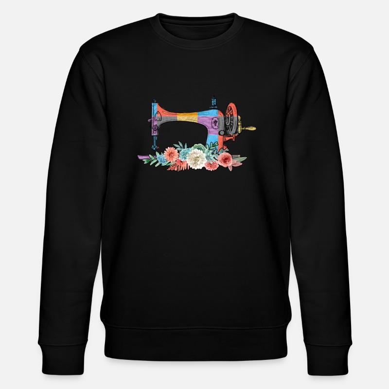 Nähen Nähmaschine Handarbeit Näher Schneider - Stanley/Stella Unisex Bio-Sweatshirt CHANGER  - Schwarz