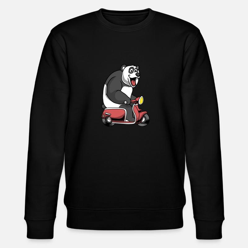 Scooter Moped Moped Scooter - Stanley/Stella CHANGER Unisex Organic Sweatshirt - black