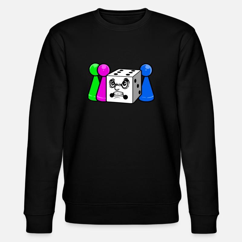 Brettspiel - Stanley/Stella Unisex Bio-Sweatshirt CHANGER  - Schwarz