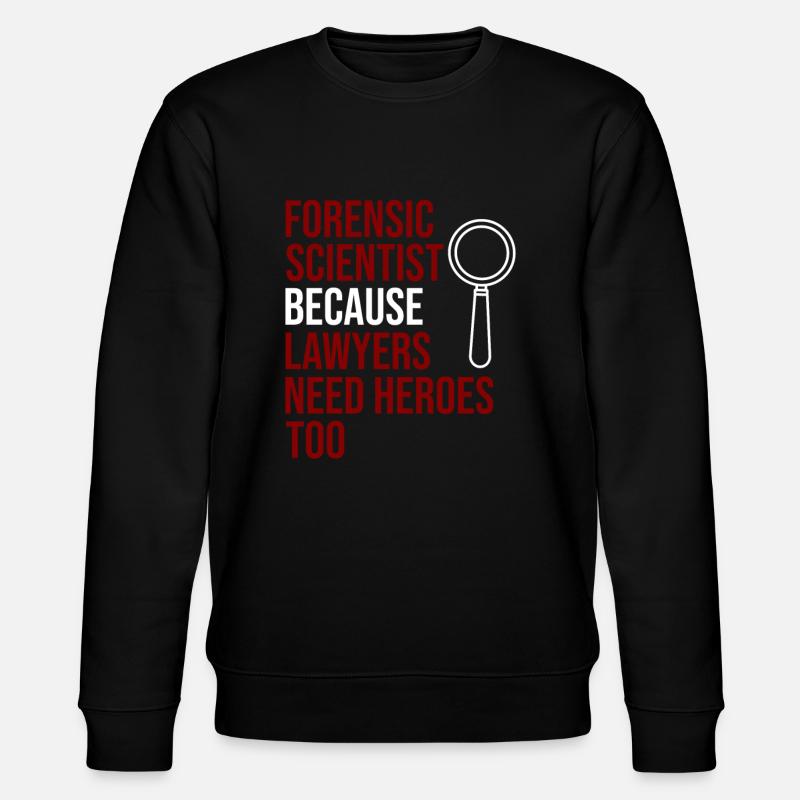 Forensik Forensiker - Stanley/Stella Unisex Bio-Sweatshirt CHANGER  - Schwarz