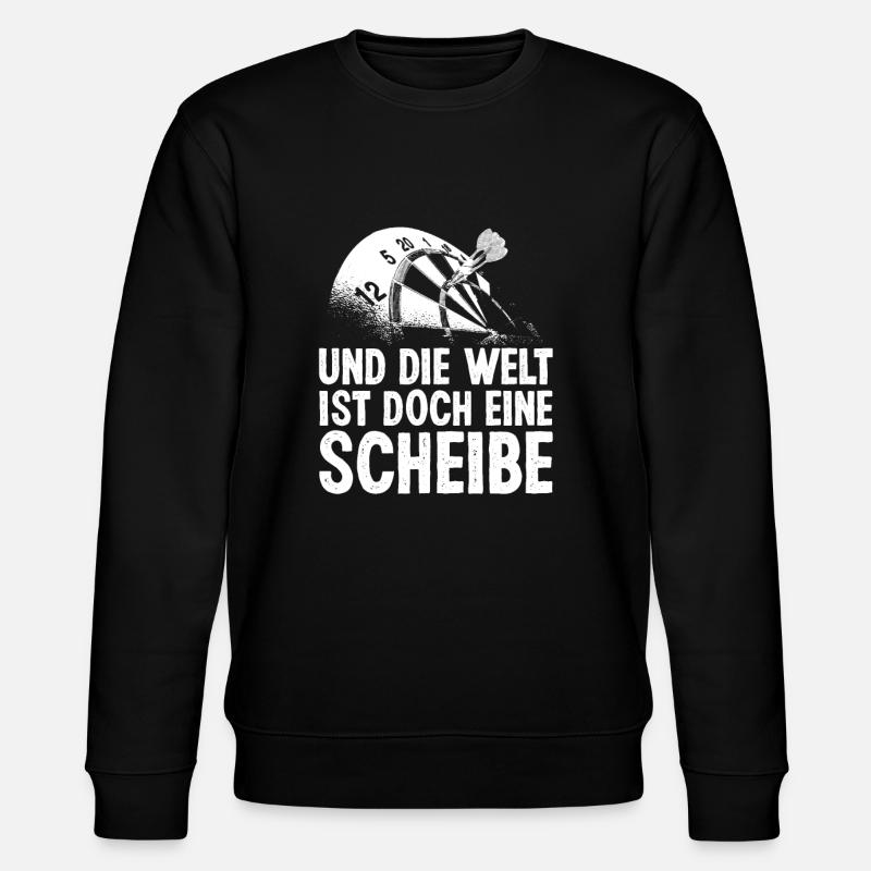 Dart Darter Dartsport - Stanley/Stella Unisex Bio-Sweatshirt CHANGER - Schwarz