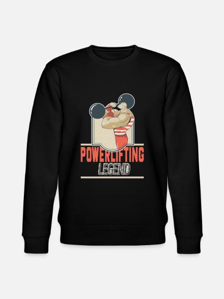 Power Triathlon Powerlifting Powerlifter - Stanley/Stella CHANGER Unisex Organic Sweatshirt - black