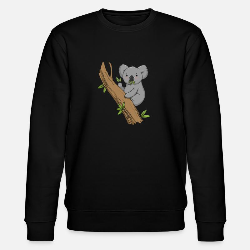 Koala Koala Bear - Stanley/Stella CHANGER Unisex Organic Sweatshirt - black
