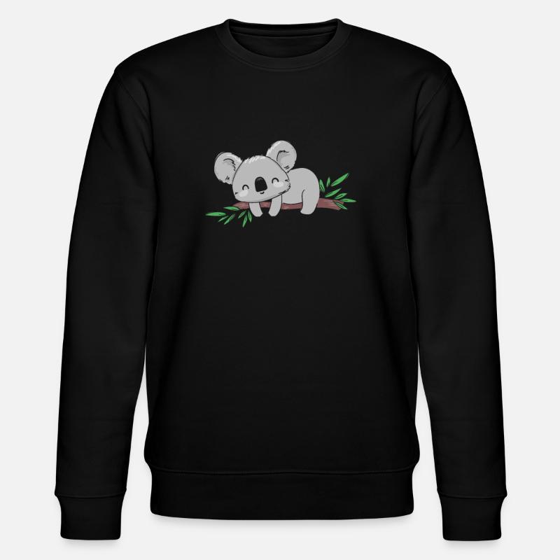 Koala Koala Bear - Stanley/Stella CHANGER Unisex Organic Sweatshirt - black