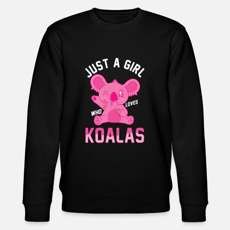 Koala Koala Bear - Stanley/Stella CHANGER Unisex Organic Sweatshirt - black