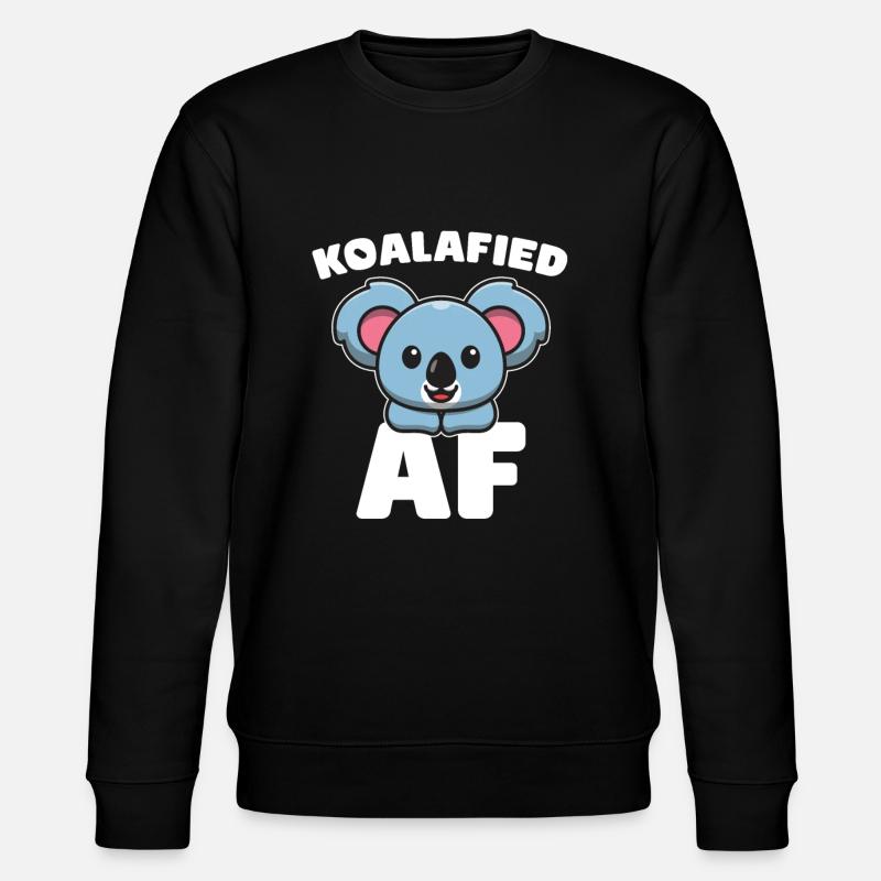 Koala Koalabär - Sweat bio CHANGER Stanley/Stella Unisexe - noir