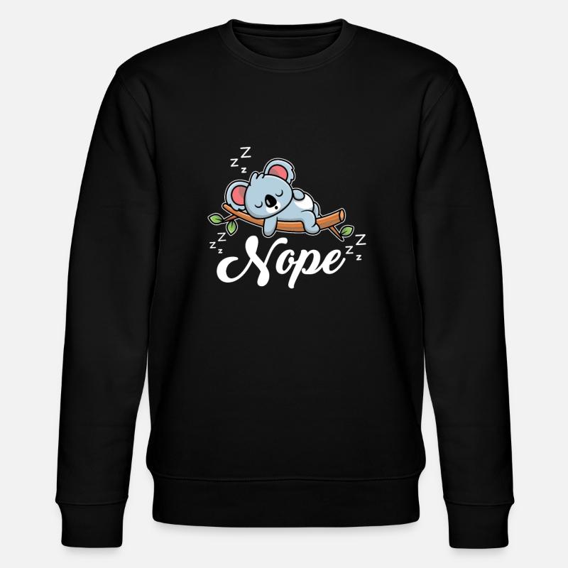 Koala Koala Bear - Stanley/Stella CHANGER Unisex Organic Sweatshirt - black