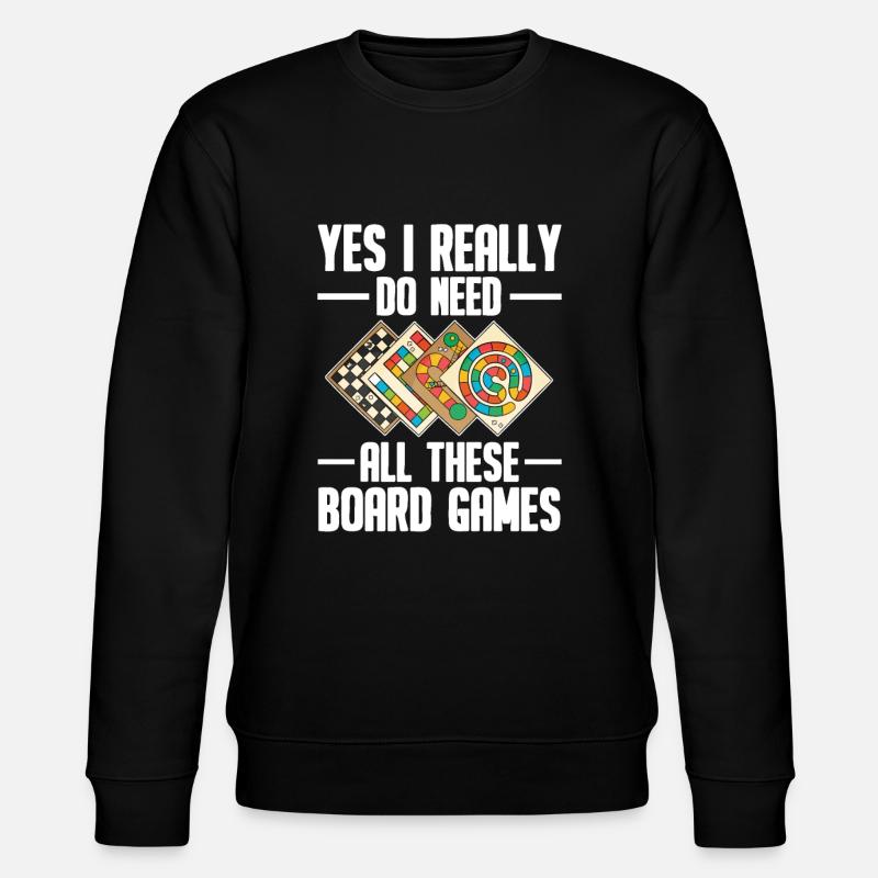 Brettspiel - Stanley/Stella Unisex Bio-Sweatshirt CHANGER  - Schwarz