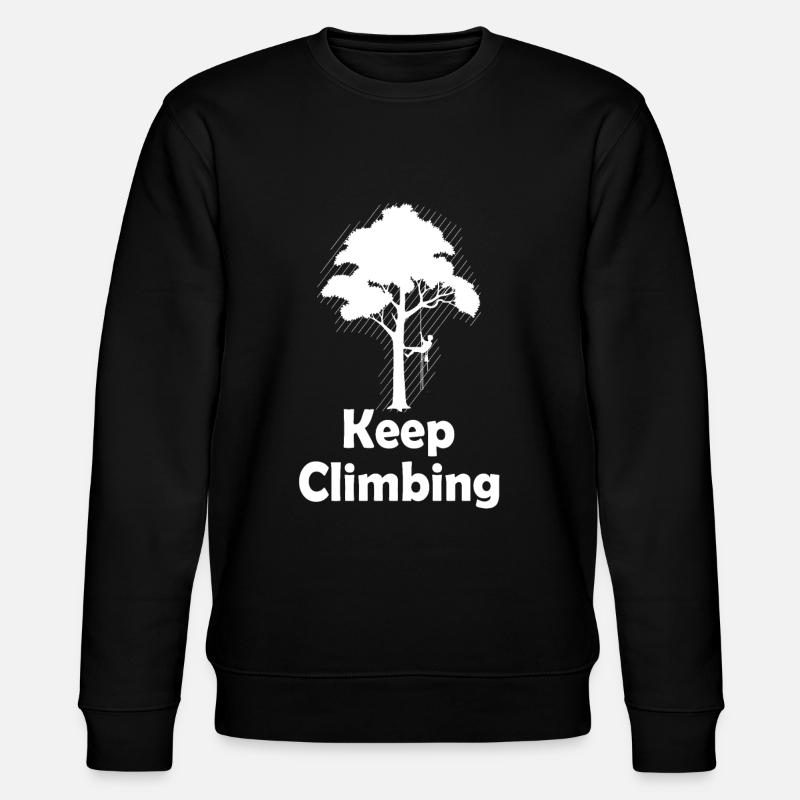 Baumklettern Baumpfleger Arborist Baumkletterer - Stanley/Stella Unisex Bio-Sweatshirt CHANGER - Schwarz