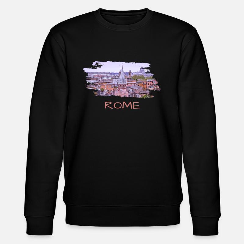 Rome Rom Italy Italien - Stanley/Stella Unisex Bio-Sweatshirt CHANGER  - Schwarz