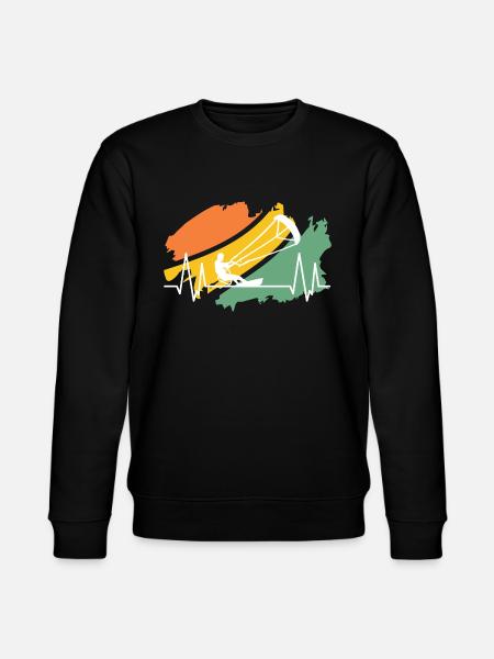 Kitesurfing - Stanley/Stella CHANGER Unisex Organic Sweatshirt - black