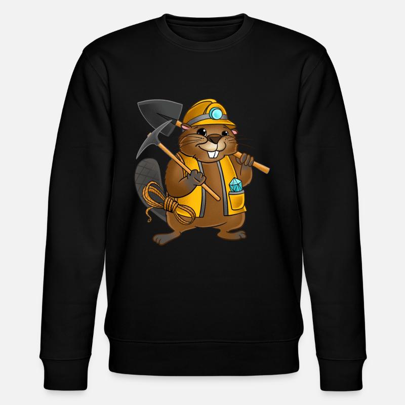 Mining Engineer - Stanley/Stella CHANGER Unisex Organic Sweatshirt - black