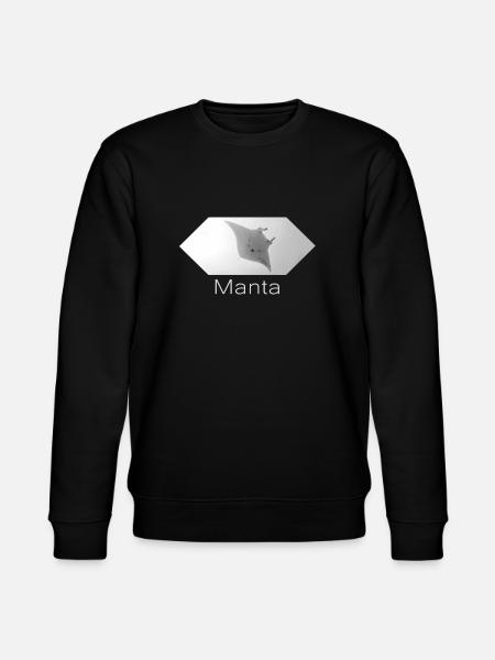 Manta Rochen diving - Stanley/Stella Unisex Bio-Sweatshirt CHANGER  - Schwarz