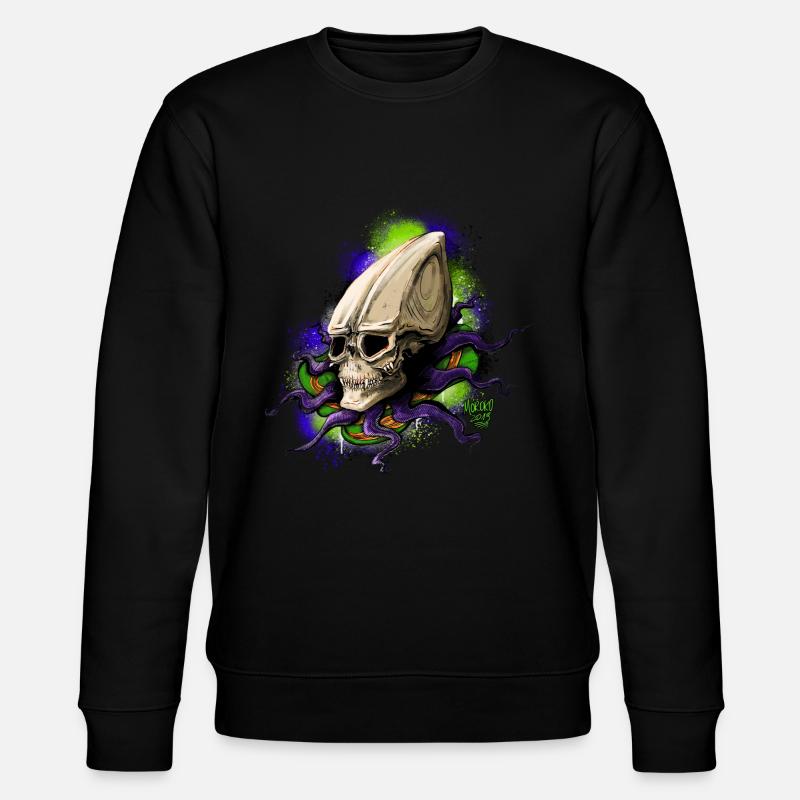 Alien BONE SQL - Sweat bio CHANGER Stanley/Stella Unisexe - noir