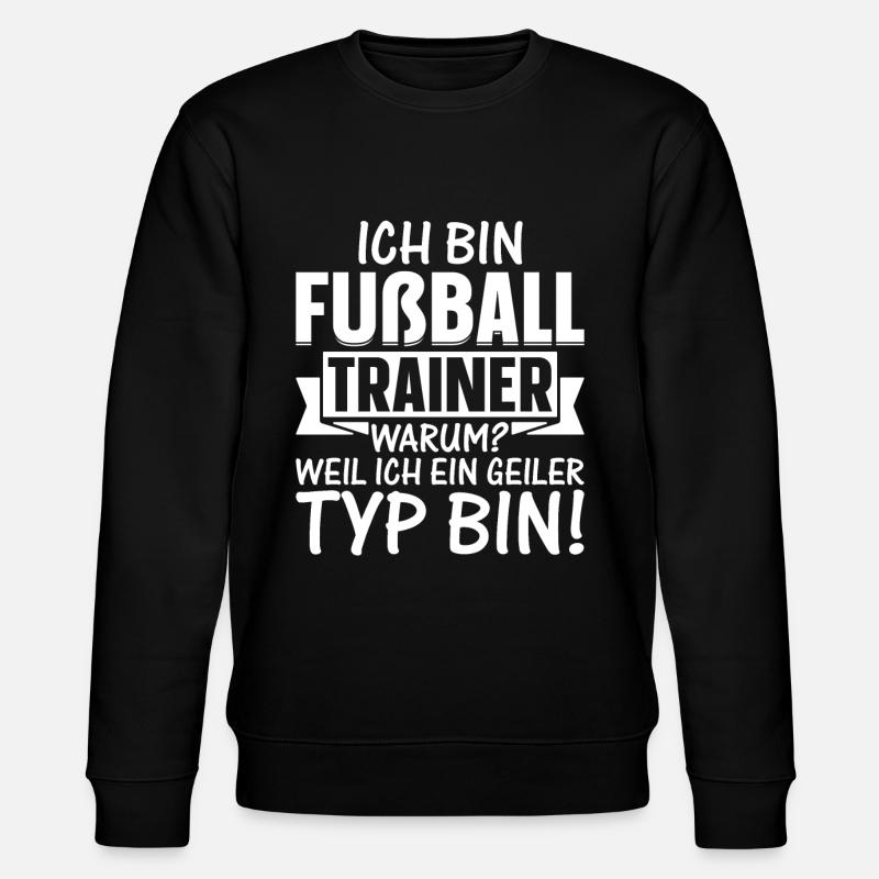 Fußball Trainer - Stanley/Stella Unisex Bio-Sweatshirt CHANGER  - Schwarz
