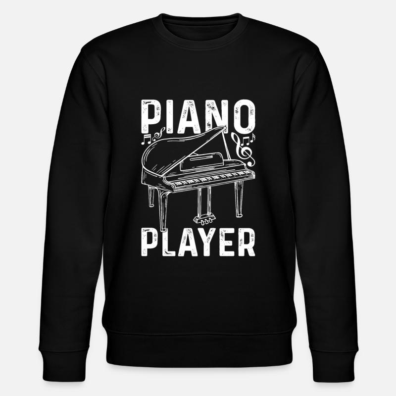 Piano Player - Stanley/Stella Unisex Bio-Sweatshirt CHANGER  - Schwarz