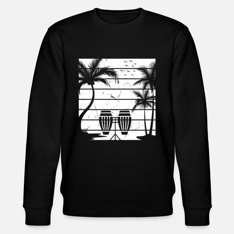 Conga Player Conga Drums - Stanley/Stella Unisex Bio-Sweatshirt CHANGER  - Schwarz