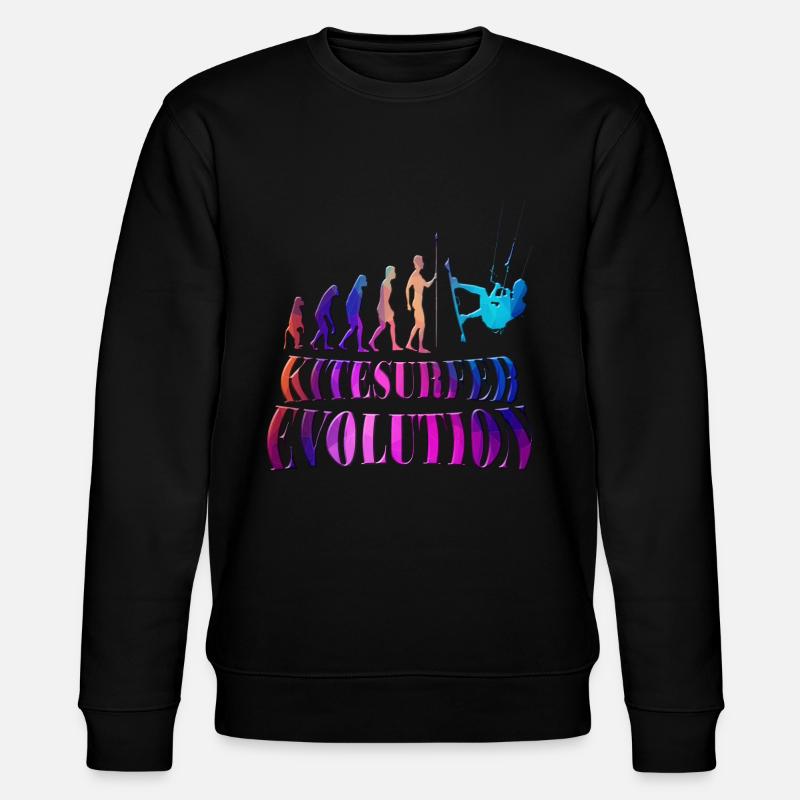 Kitesurf - Sweat bio CHANGER Stanley/Stella Unisexe - noir