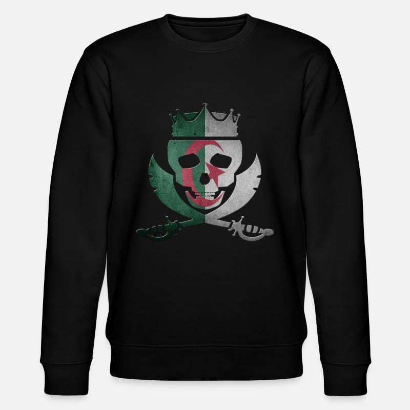 Algerien - Stanley/Stella Unisex Bio-Sweatshirt CHANGER  - Schwarz