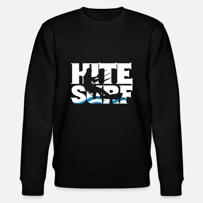 Kiteboard - Stanley/Stella Unisex Bio-Sweatshirt CHANGER  - Schwarz