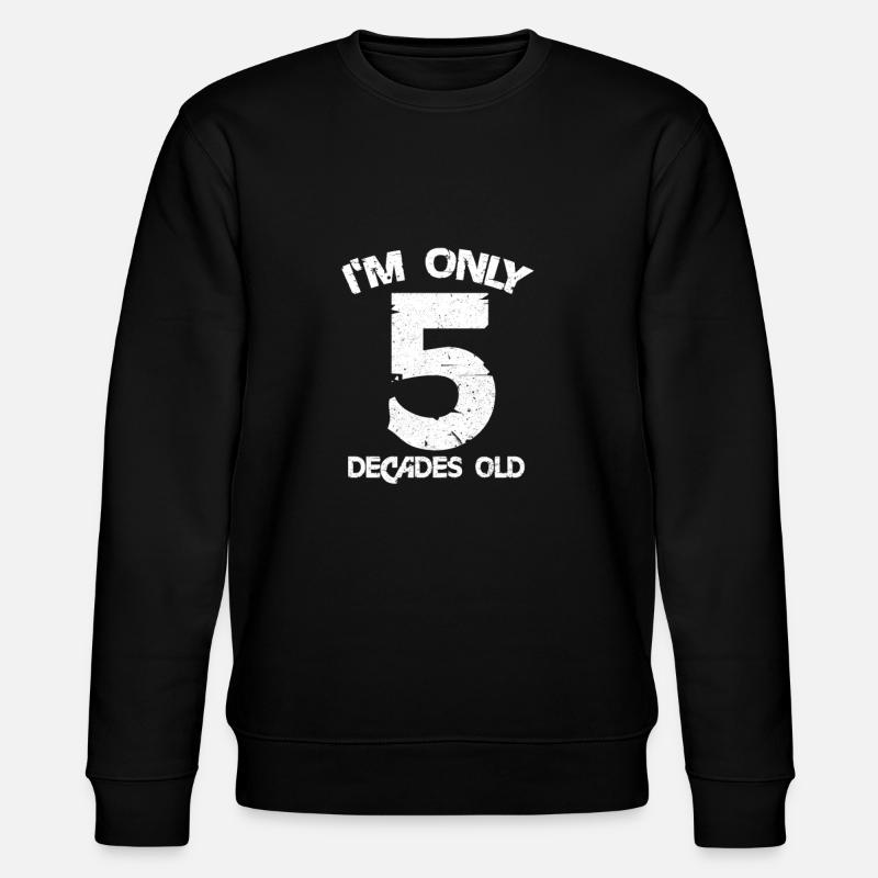 50 ans - Sweat bio CHANGER Stanley/Stella Unisexe - noir