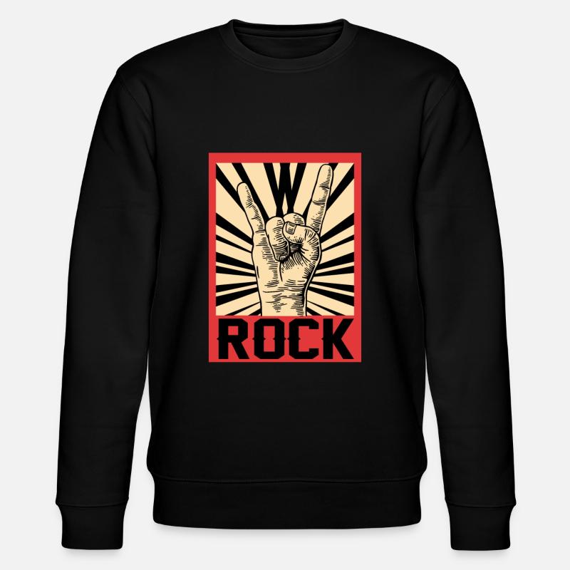 Rock - Stanley/Stella Unisex Bio-Sweatshirt CHANGER  - Schwarz