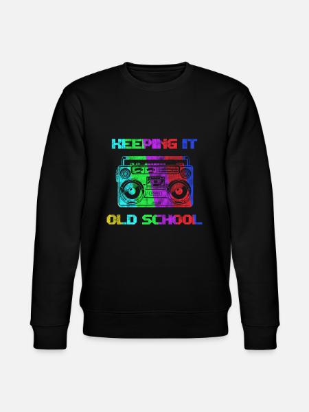 Old School - Stanley/Stella Unisex Bio-Sweatshirt CHANGER - Schwarz