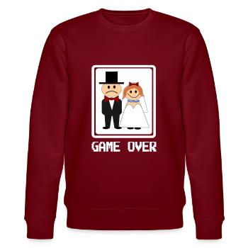 Game Over - Drôle Bachelorette Party Gift - Sweat bio CHANGER Stanley/Stella Unisexe - bordeaux - Devant - Nik (191cm) & Marisol (170cm)