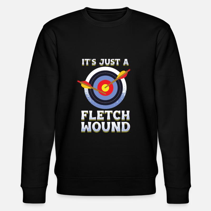 Archer archery with bow and arrow - Stanley/Stella CHANGER Unisex Organic Sweatshirt - black