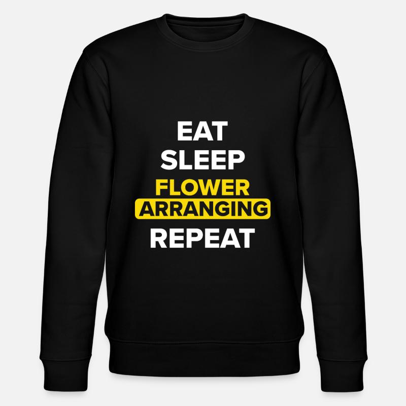 Fleuriste Fleurs Fleurs Fleuriste - Sweat bio CHANGER Stanley/Stella Unisexe - noir