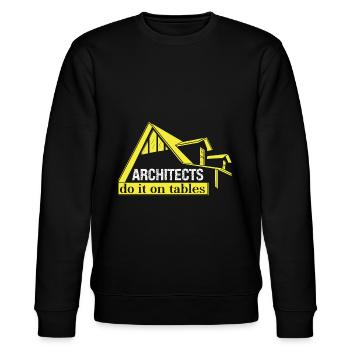Architecte Cadeau Profession Architecture Emploi Architecte - Sweat bio CHANGER Stanley/Stella Unisexe - noir - Devant - Nik (191cm) & Marisol (170cm)