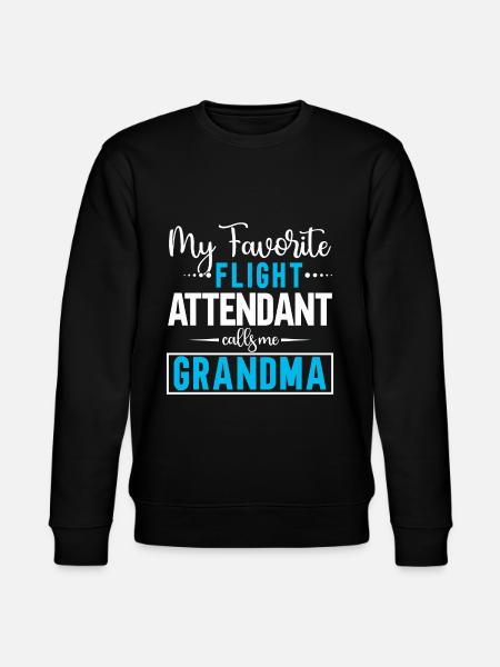 Flight Attendant Stewardess Cabin Crew - Stanley/Stella CHANGER Unisex Organic Sweatshirt - black