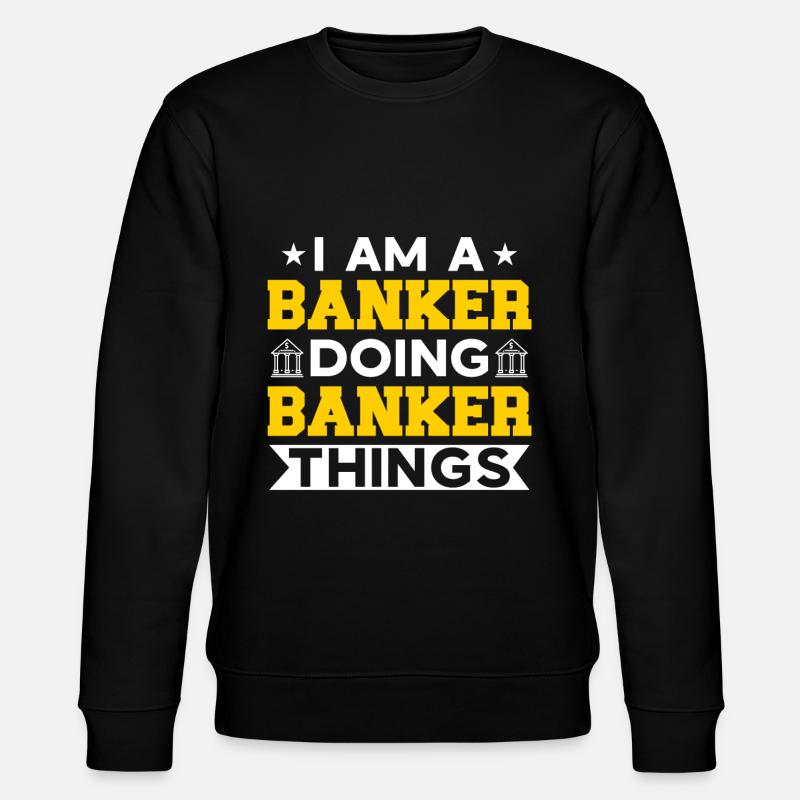 Banquier Banque Argent Banquier - Sweat bio CHANGER Stanley/Stella Unisexe - noir