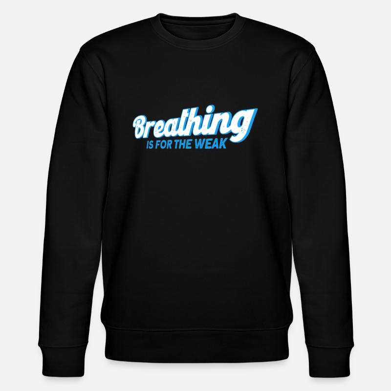 Nageur cadeau nageur disant natation - Sweat bio CHANGER Stanley/Stella Unisexe - noir
