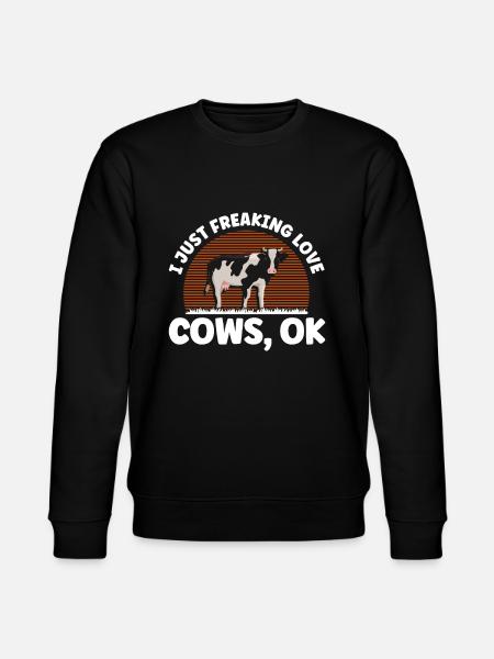 Hodowca krów Prezent Krowy Mleczne Rolnictwo Krowa - Ekologiczna bluza unisex Stanley/Stella CHANGER  - czarny