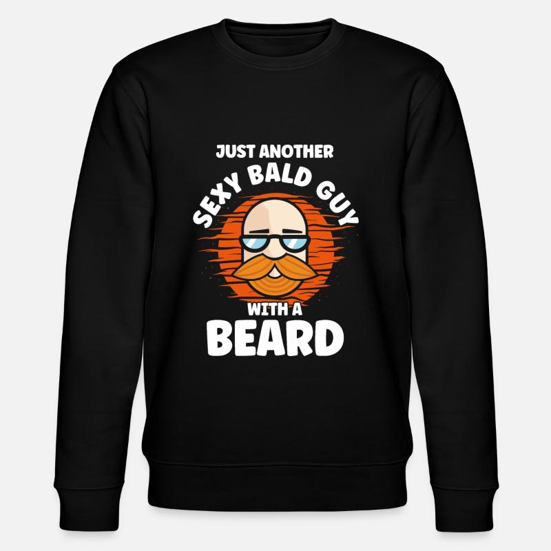 Bärte Spruch Lustiges Bartgeschenk Bart - Stanley/Stella Unisex Bio-Sweatshirt CHANGER - Schwarz