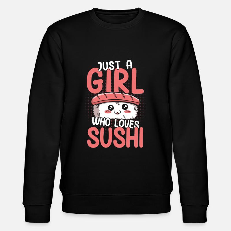 Sushi Cadeau Riz Doux Sushi - Sweat bio CHANGER Stanley/Stella Unisexe - noir