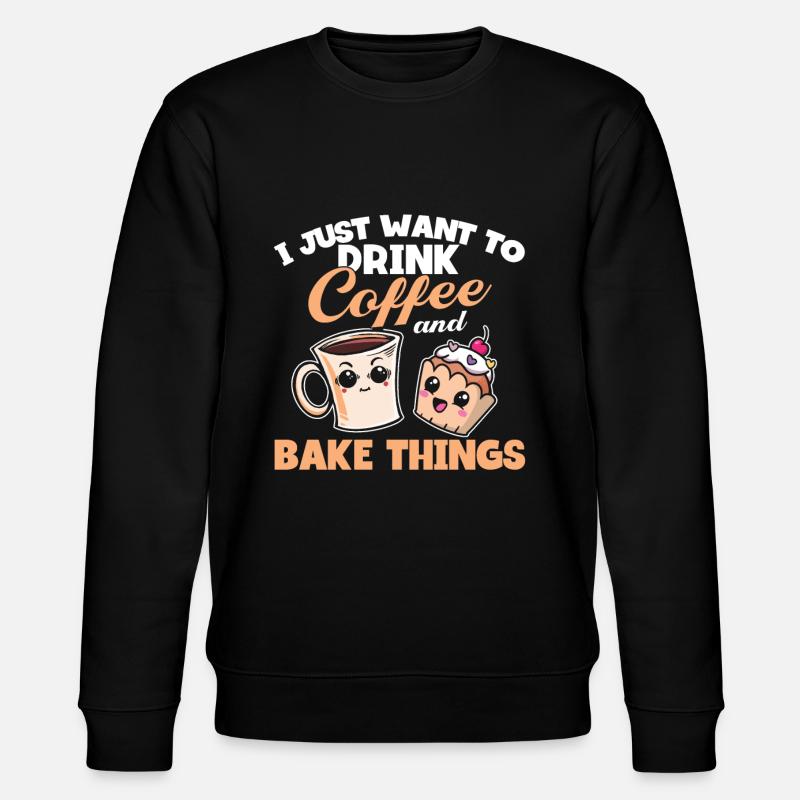 Bakery Baking Baker Baker - Stanley/Stella CHANGER Unisex Organic Sweatshirt - black