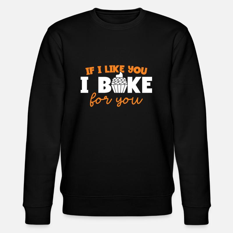 Bäckerei Backen Bäckerin Bäcker - Stanley/Stella Unisex Bio-Sweatshirt CHANGER  - Schwarz