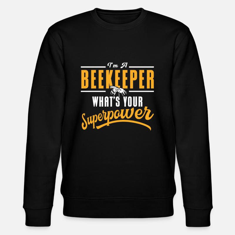 Apiculture Apiculteurs Abeilles Apiculteurs - Sweat bio CHANGER Stanley/Stella Unisexe - noir