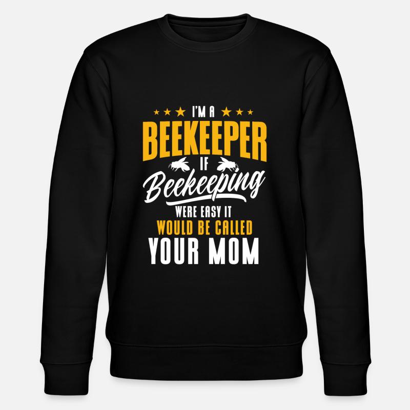 Apiculture Apiculteurs Abeilles Apiculteurs - Sweat bio CHANGER Stanley/Stella Unisexe - noir