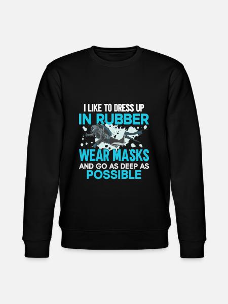 Scuba Diving Gave Undervands Scuba Diver - Stanley/Stella økologisk unisex-sweatshirt CHANGER  - sort