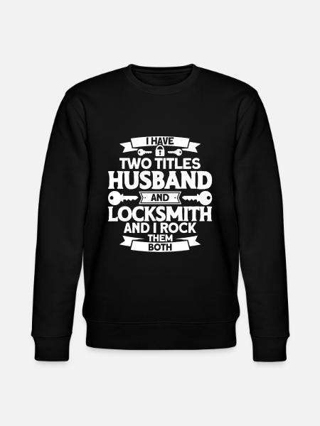 Locksmith Lock Picking Employee Locksmith - Stanley/Stella CHANGER Unisex Organic Sweatshirt - black