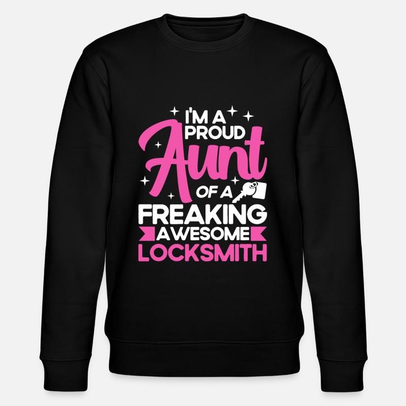 Schlosser Lock Picking Mitarbeiter Schlosserei - Stanley/Stella Unisex Bio-Sweatshirt CHANGER - Schwarz