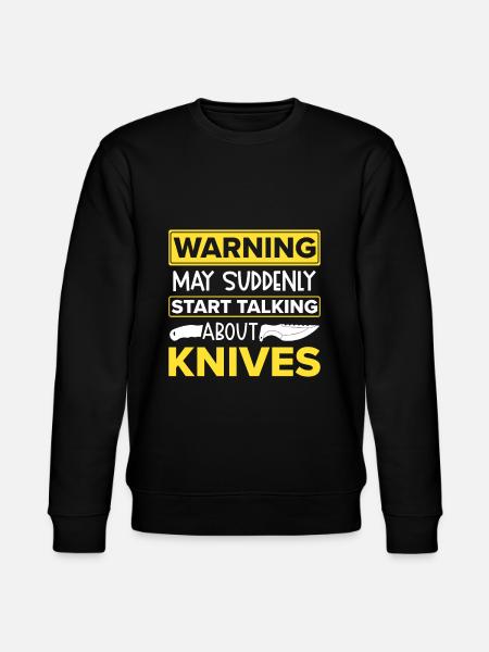 Messerwurfscheibe Geschenk Messerwerfer - Stanley/Stella Unisex Bio-Sweatshirt CHANGER  - Schwarz