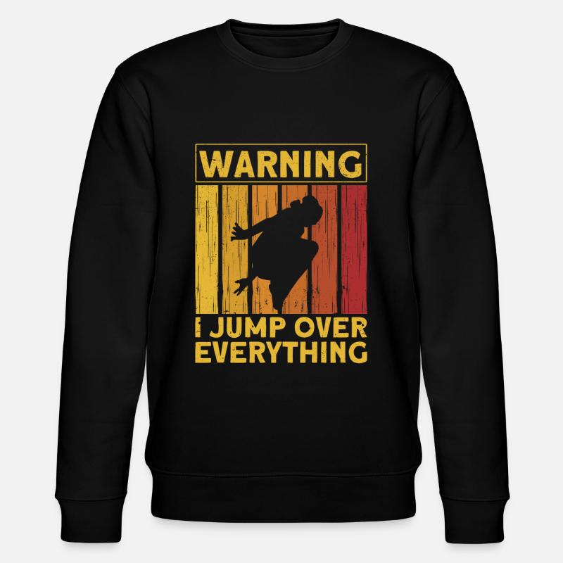 Parkour Geschenk Freerunning Parkourläufer - Stanley/Stella Unisex Bio-Sweatshirt CHANGER  - Schwarz