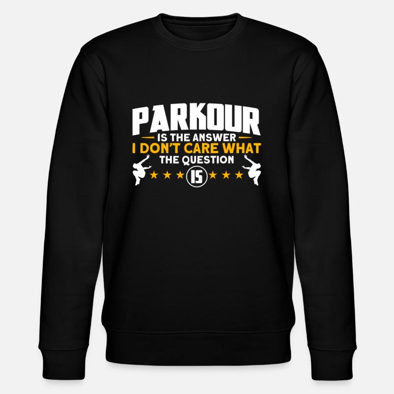 Parkour Cadeau Freerunning Parkour Runner - Sweat bio CHANGER Stanley/Stella Unisexe - noir