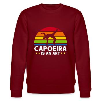 Capoeira Cadeau Brésil Arts Martiaux Capoeira - Sweat bio CHANGER Stanley/Stella Unisexe - bordeaux - Devant - Nik (191cm) & Marisol (170cm)
